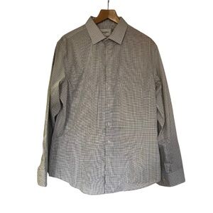 Goodfellow & Co Men's Black and White Plaid Shirt